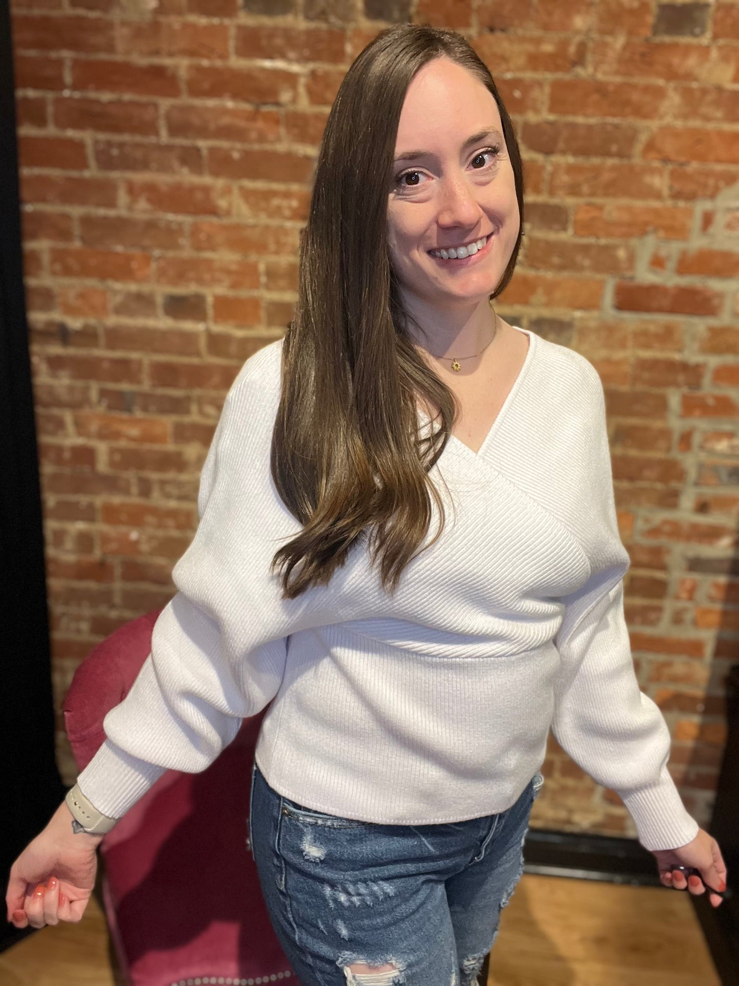 Beyond Cozy Cross Wrap Sweater