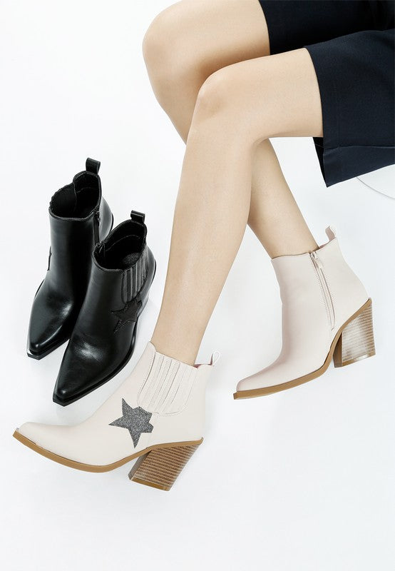 Melt Down Glitter Star Boots
