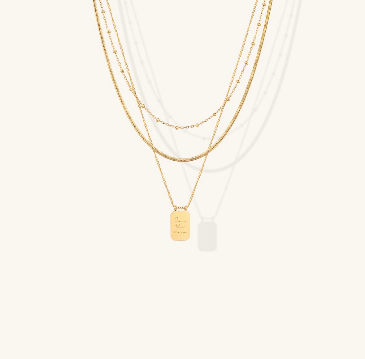 I Am The Storm Layered Necklace