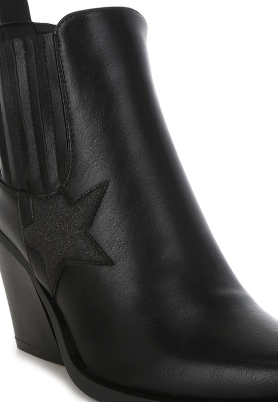 Melt Down Glitter Star Boots