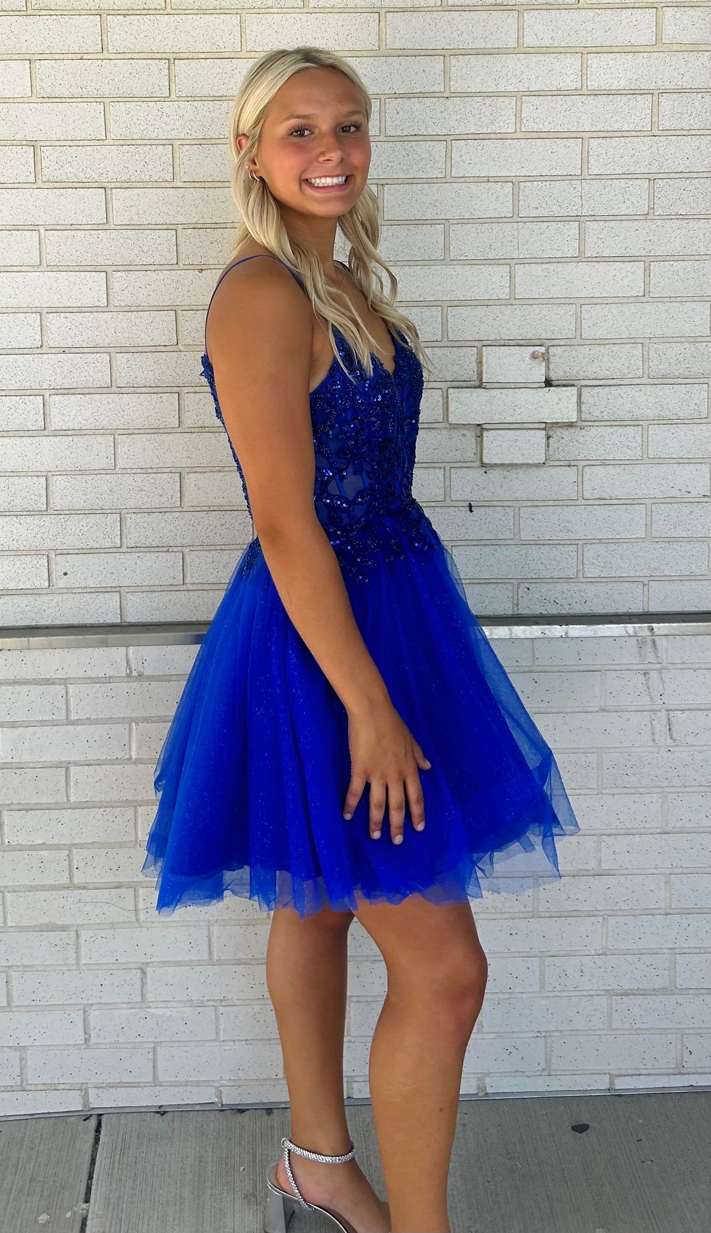Glitter Goddess Homecoming Dress