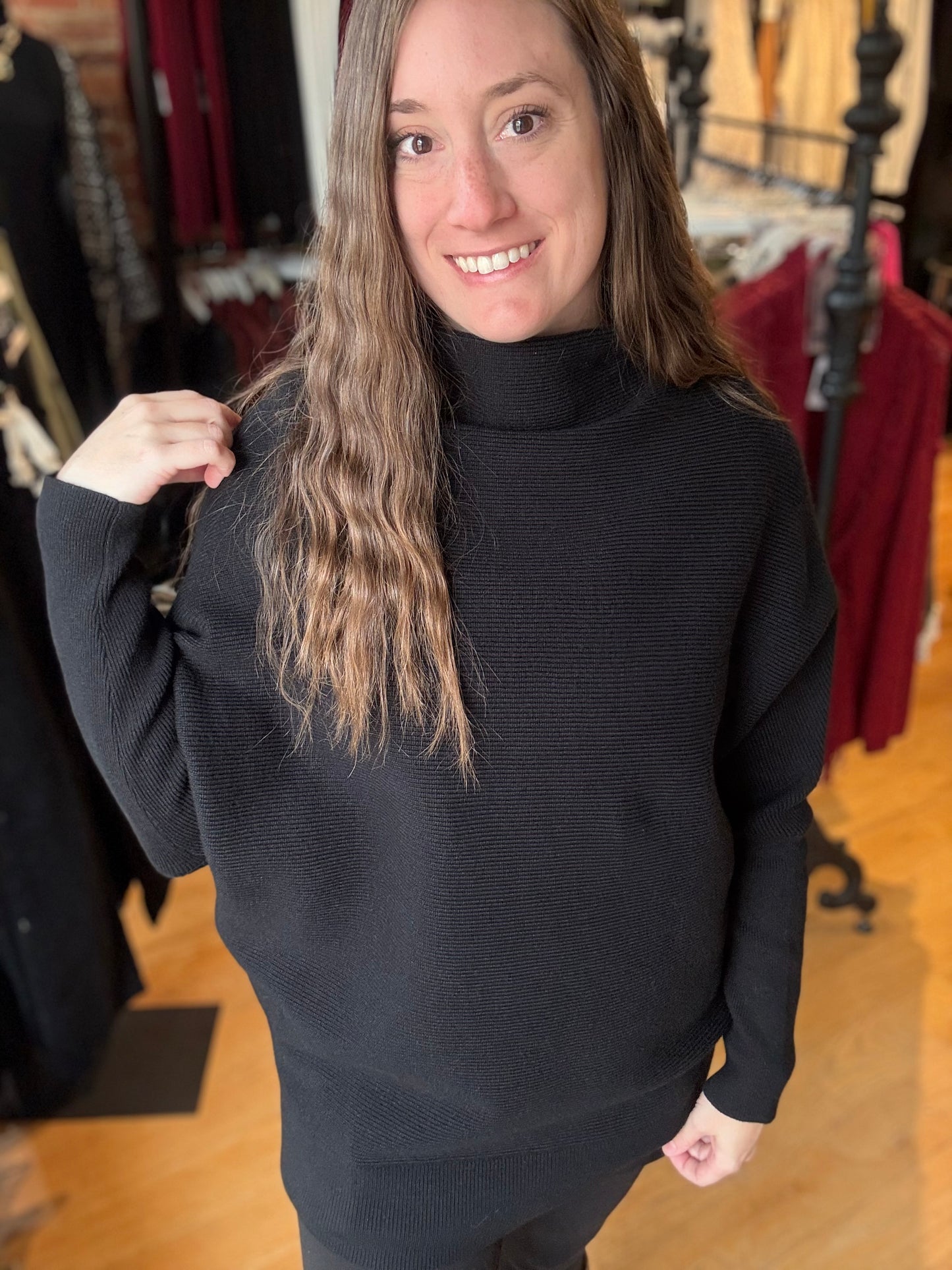 Modern Comfort Dolman Sleeve Sweater