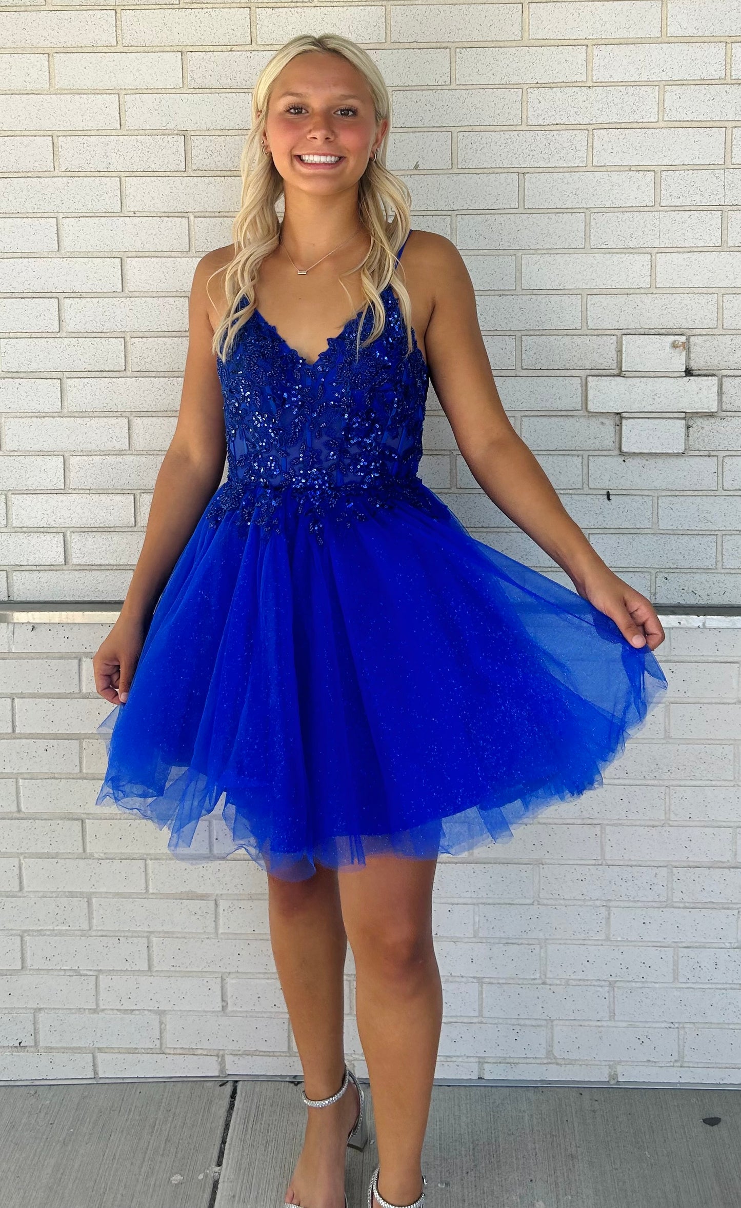 Glitter Goddess Homecoming Dress
