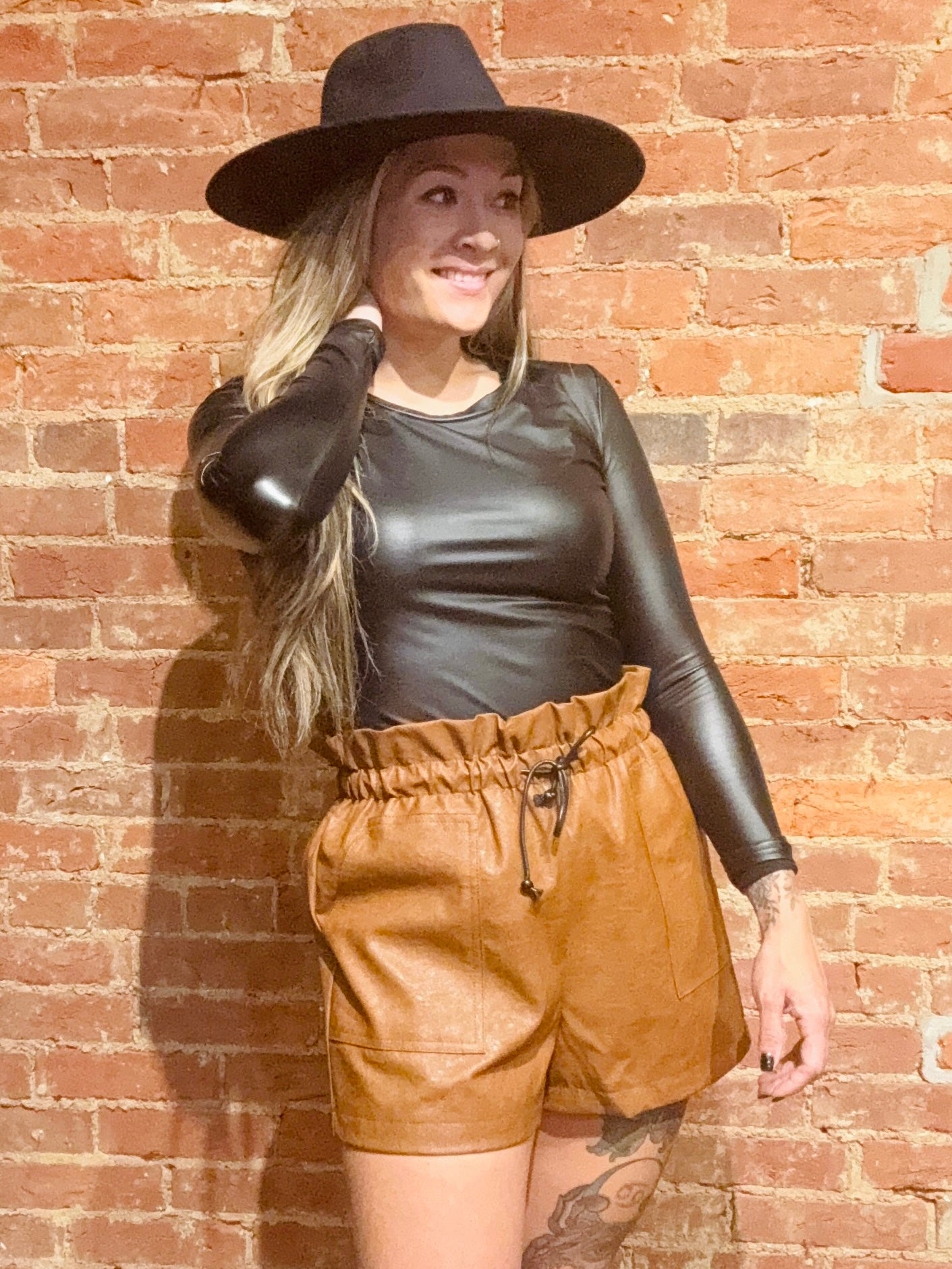 The Sweet Scene Leather Shirt