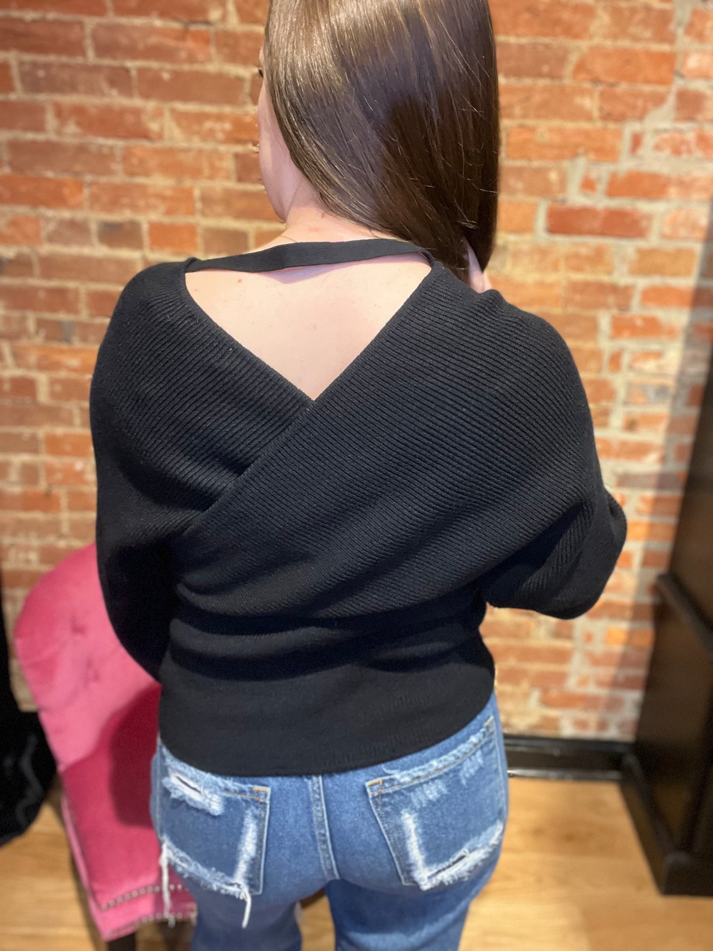 Beyond Cozy Cross Wrap Sweater