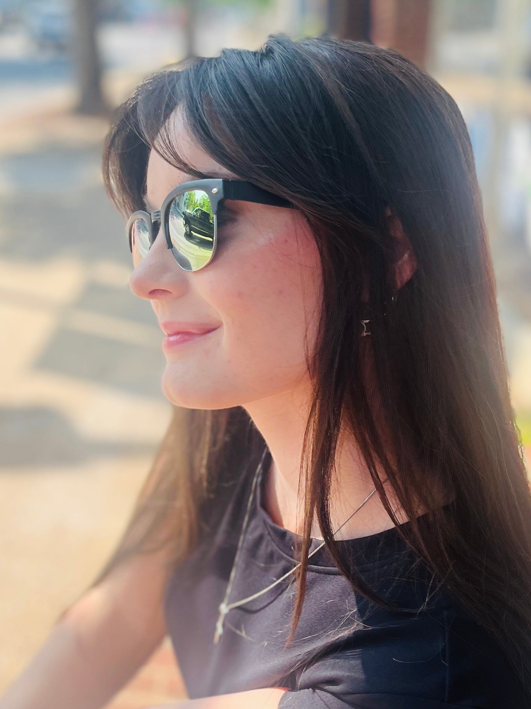 Clubmaster Polarized Mirrored Sunglasses