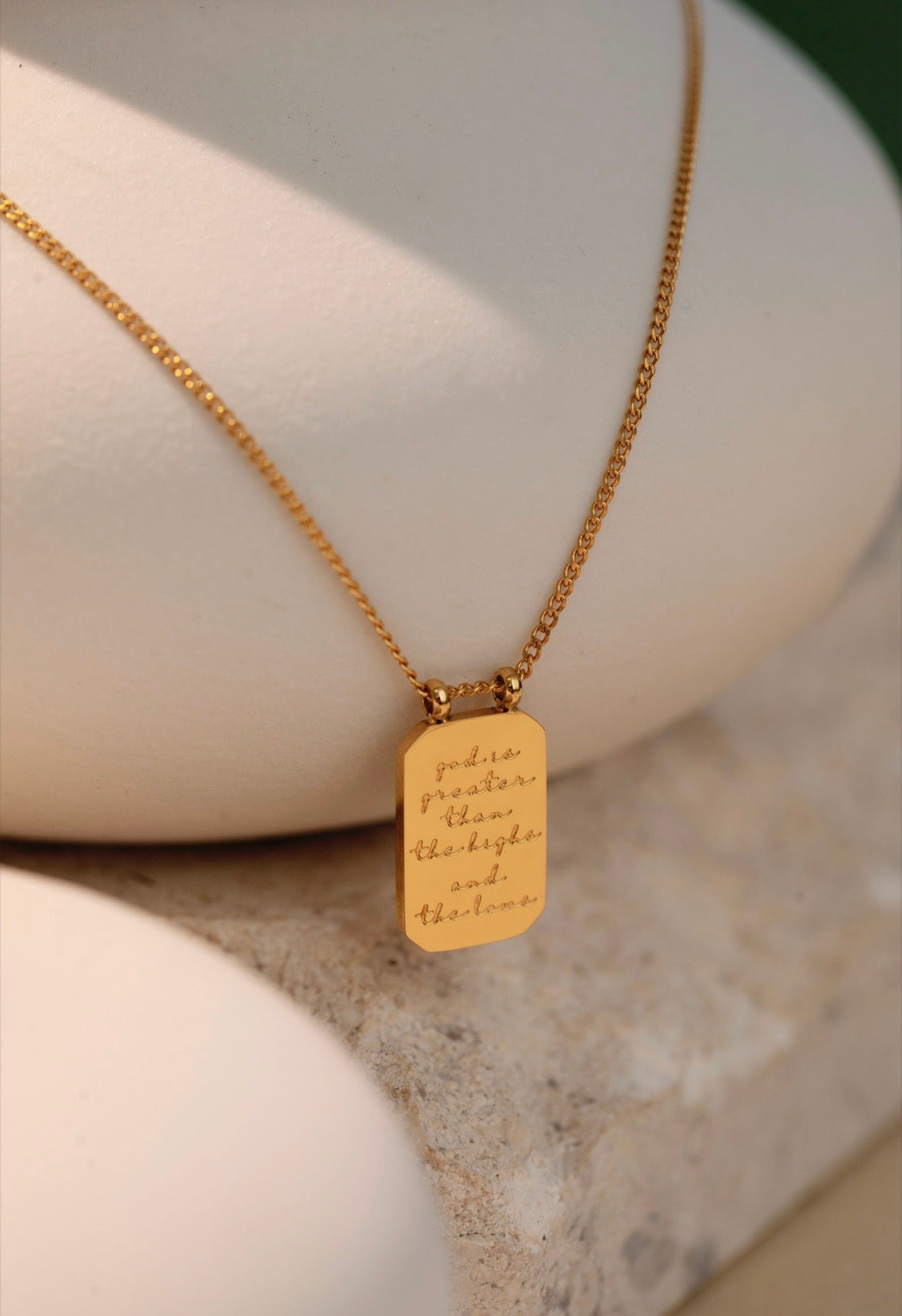 God is Greater Necklace