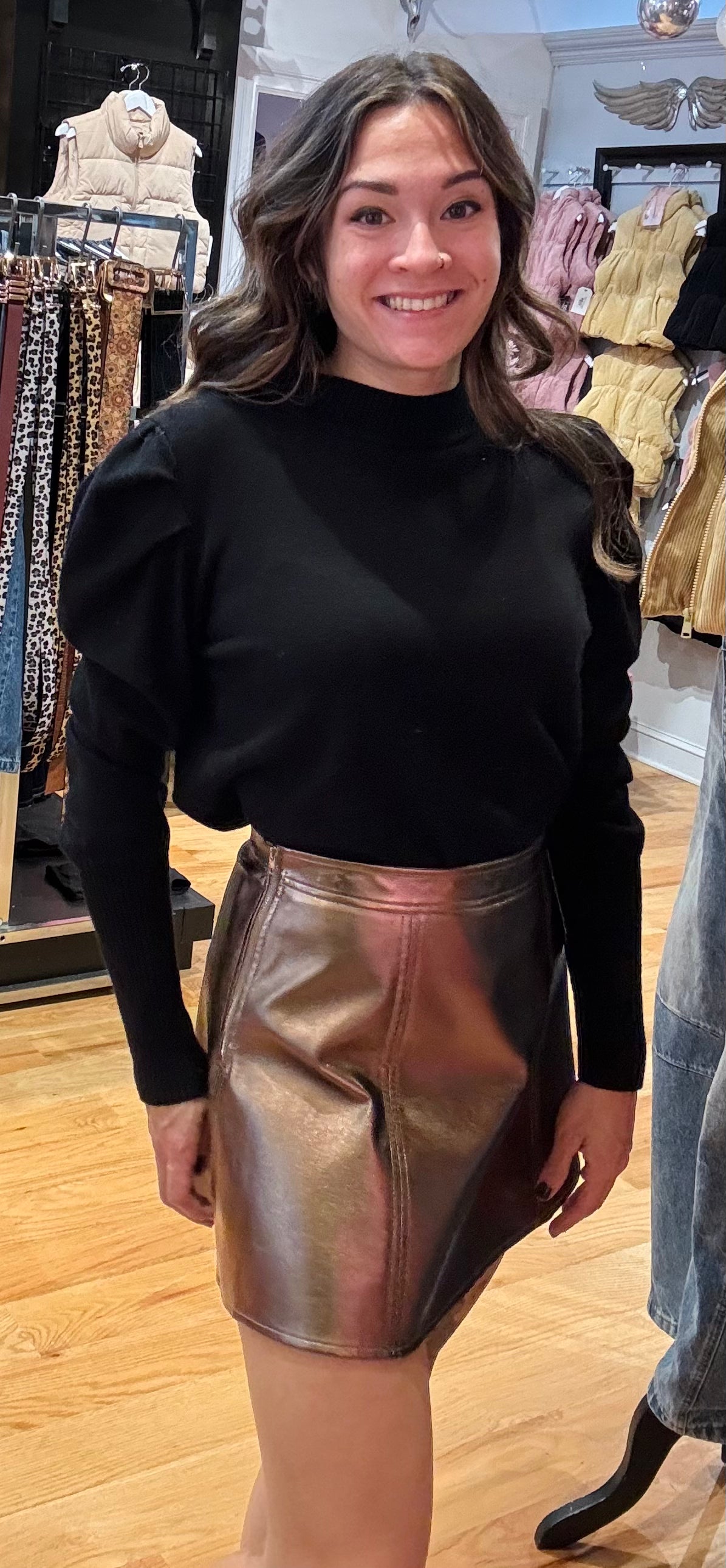 Maglione dolcevita nero