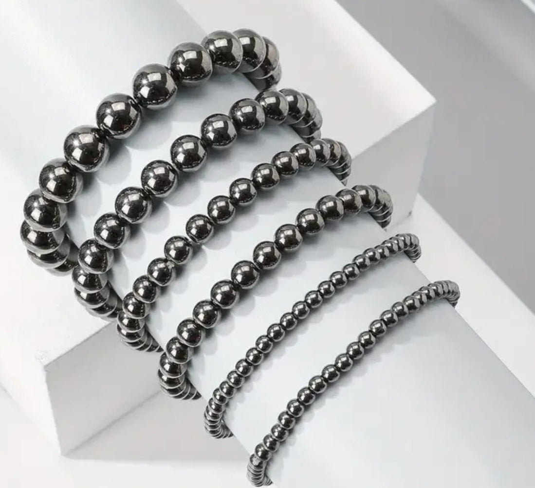 Braccialetto elastico con perline Chloe Stack