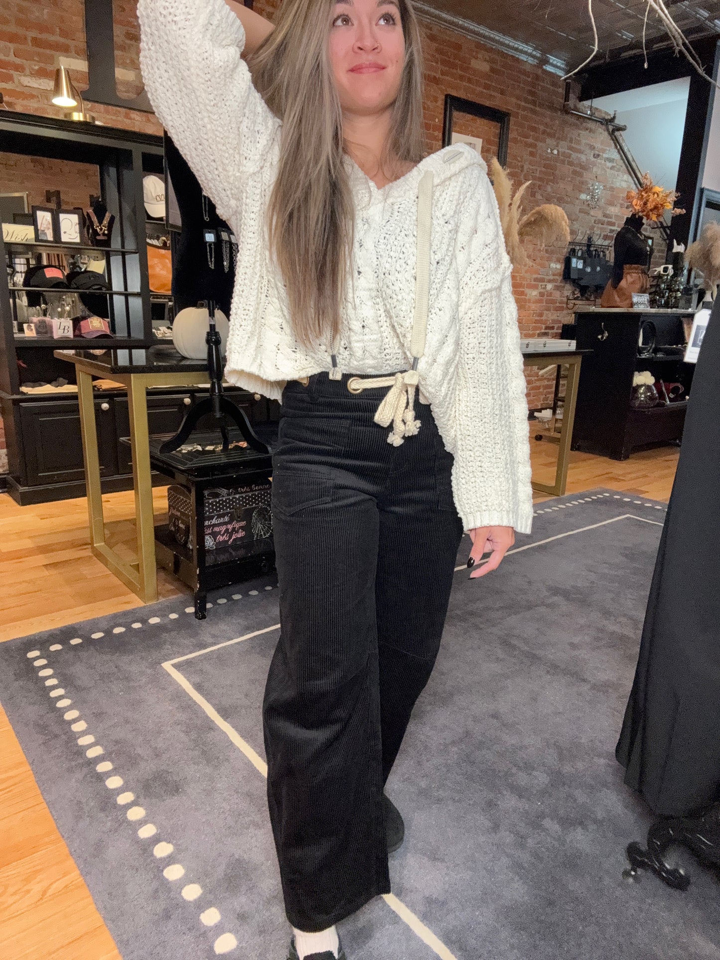 Weekend Vibes Corduroy Barrel Pants