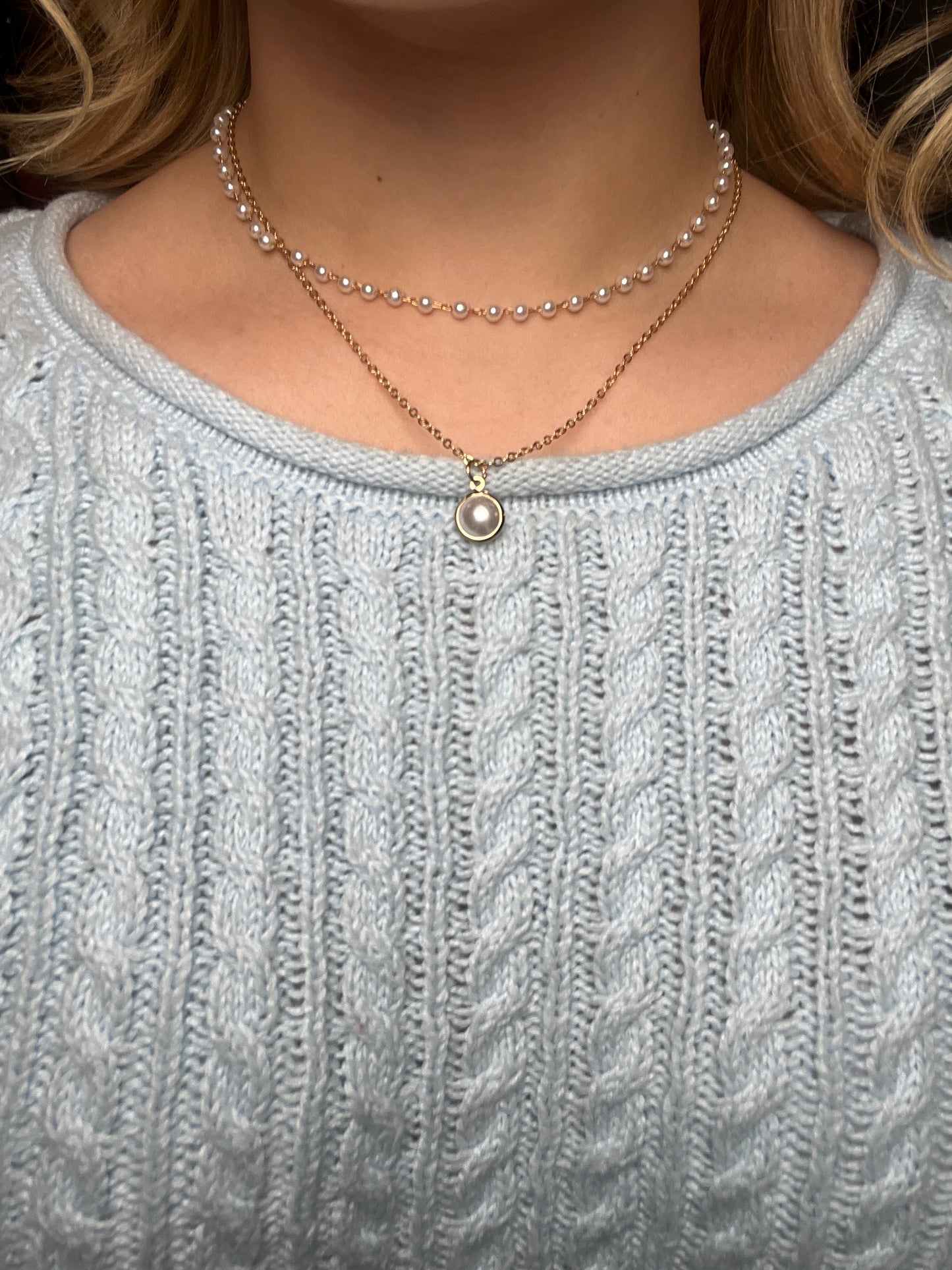 Hopeful Memories Pearl Necklace