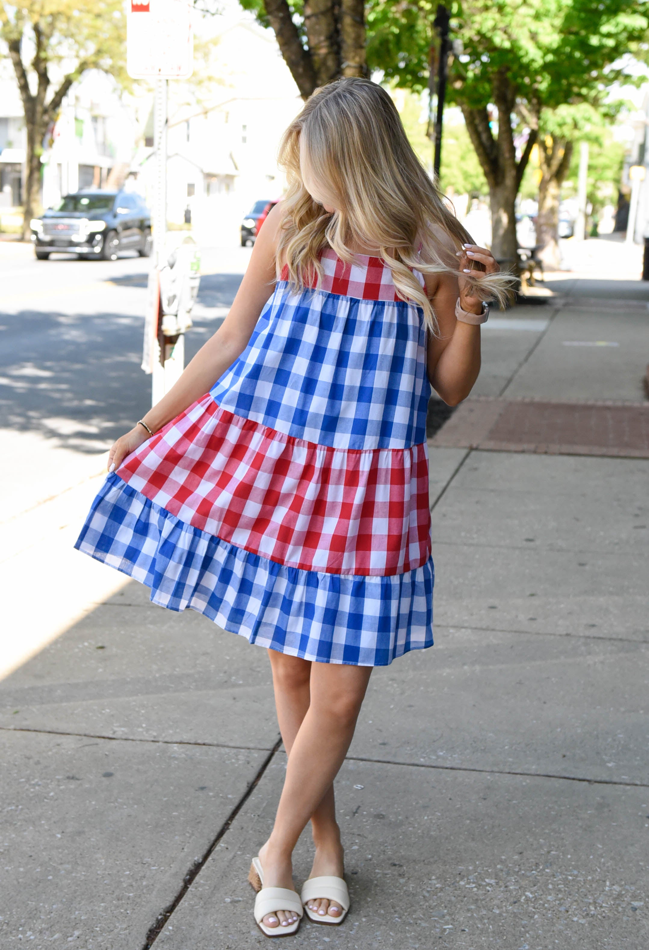 Star Spangled Flare Dress