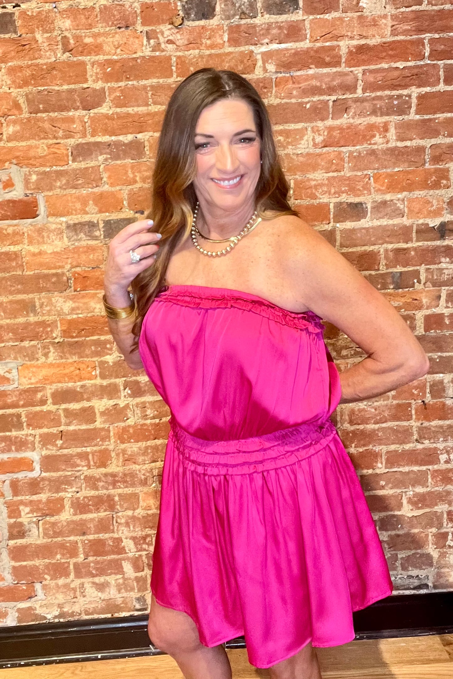 Vestito rosa Paint The Town