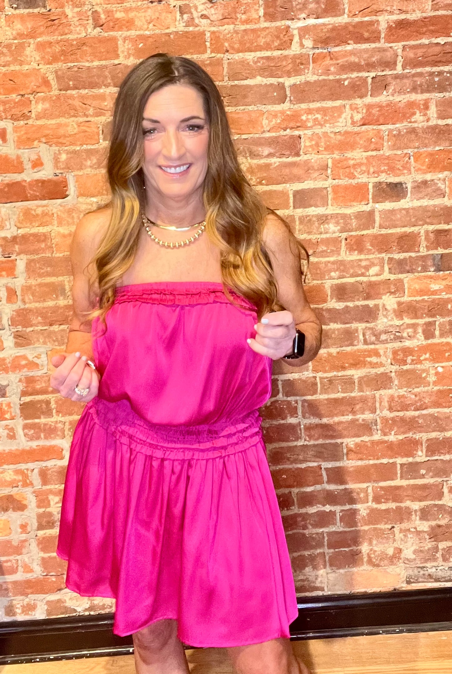 Vestito rosa Paint The Town