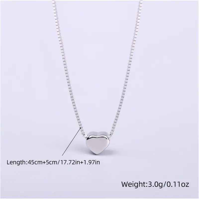 Collana con cuore in argento Adored Obsession