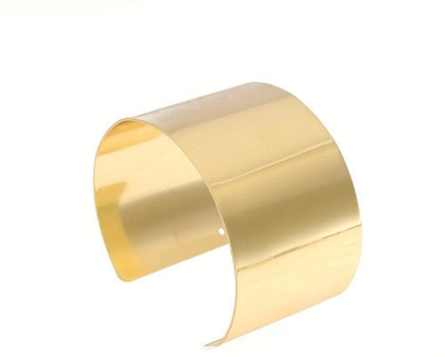 Gold Metal Cuff Bracelet