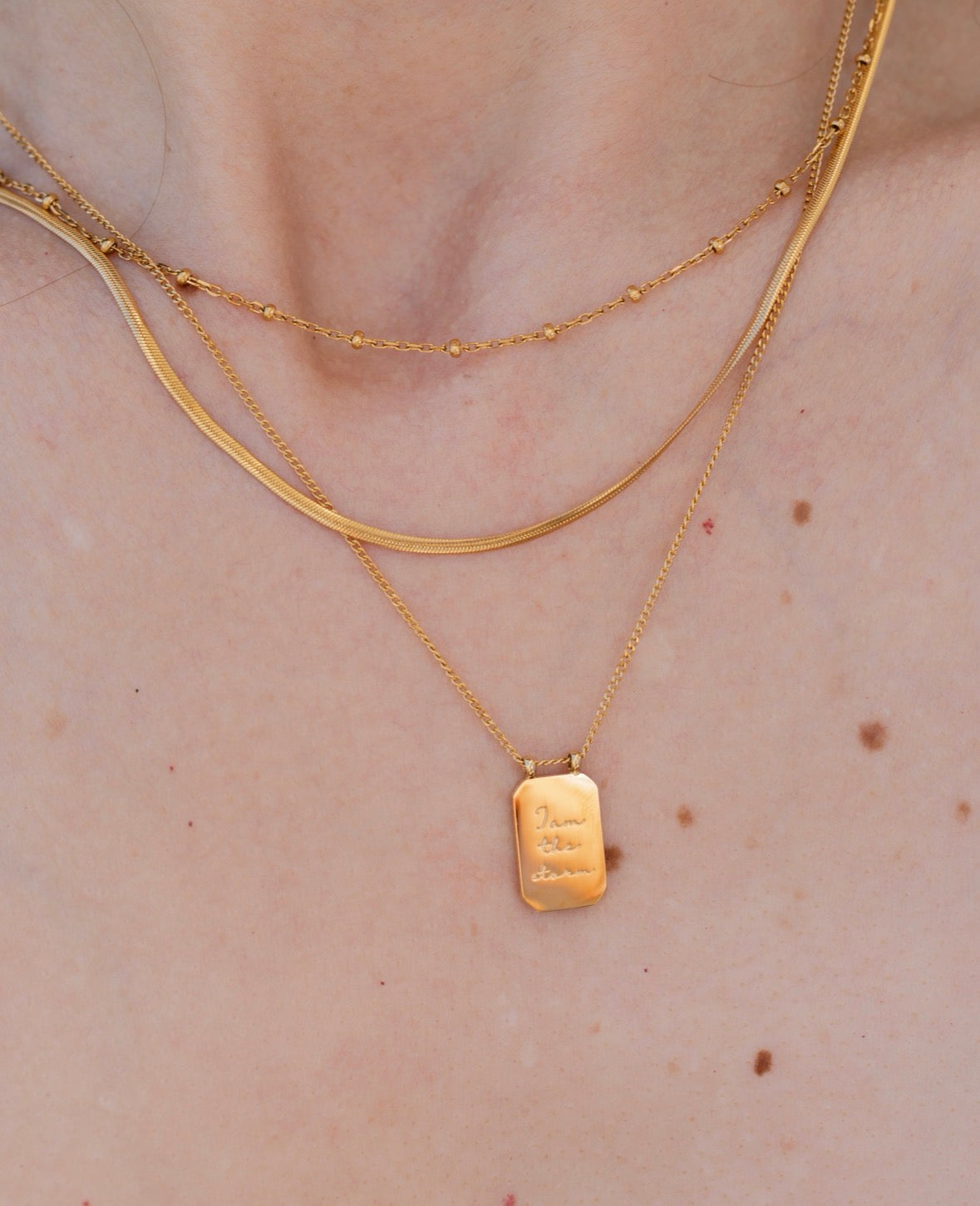 I Am The Storm Layered Necklace