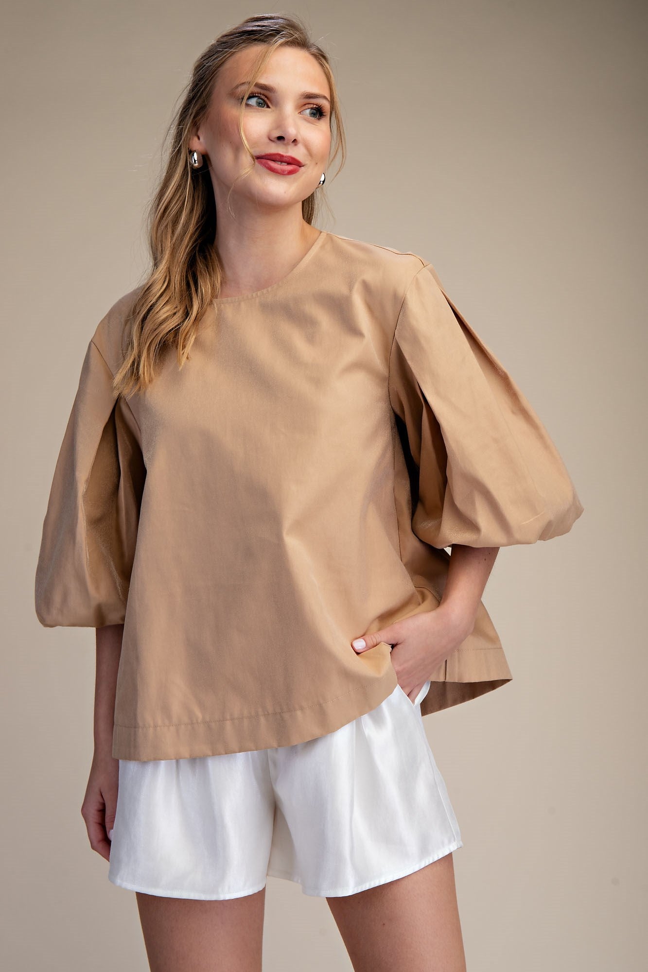 Sunday Stroll Puff Sleeve Top (Pre-Order Today)