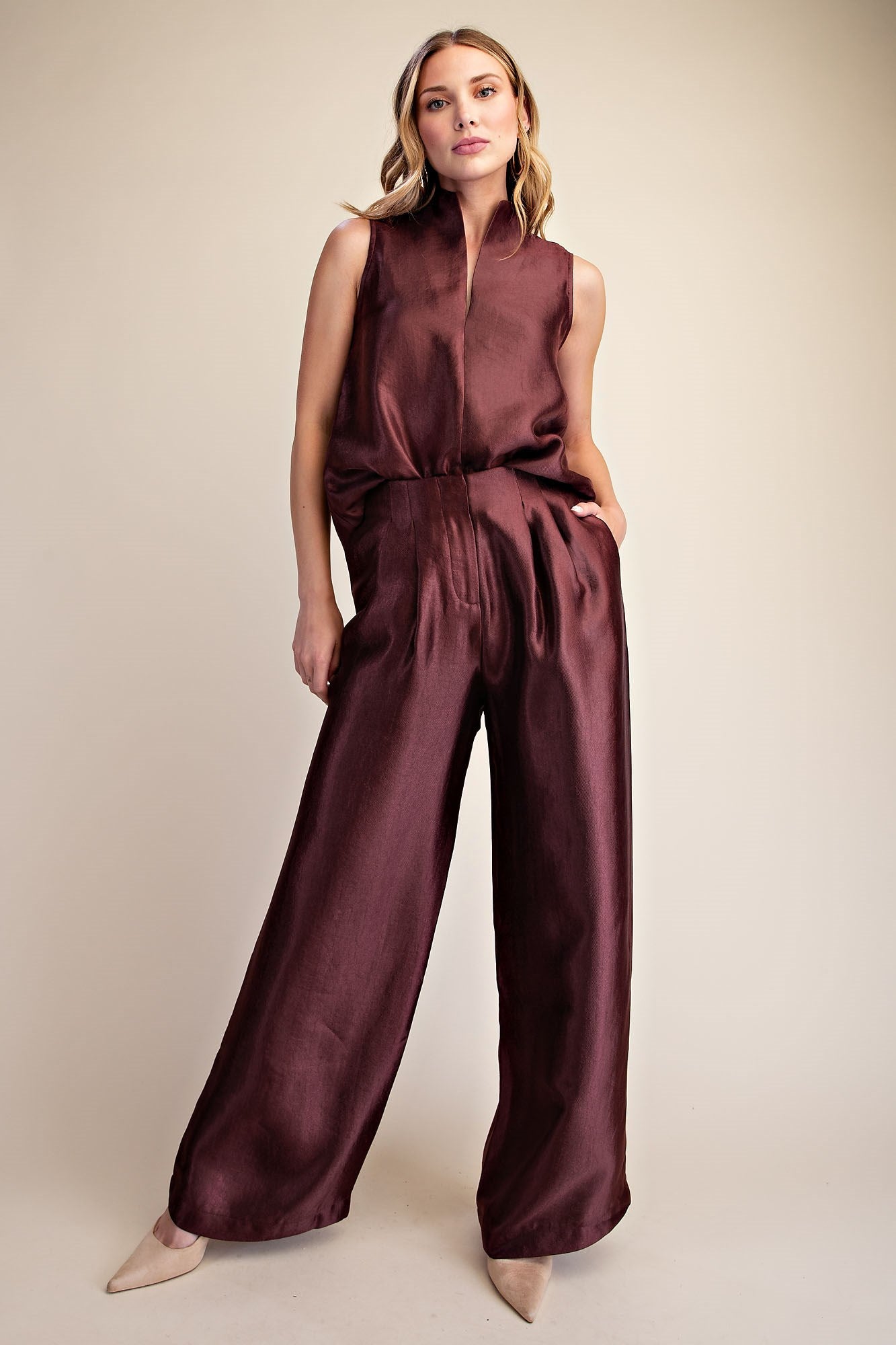 All About That Waist Pleated Pants