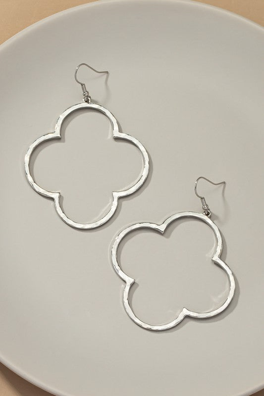 Covered in Clover Hoop Earrings
