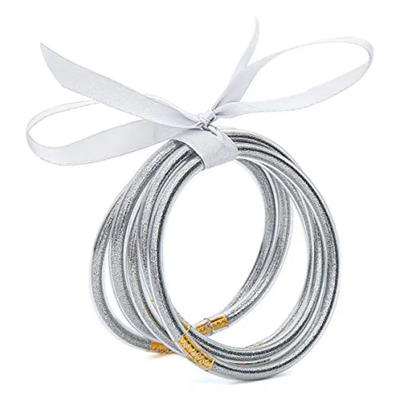 LUX Glitter Jelly Bangle Bracelets