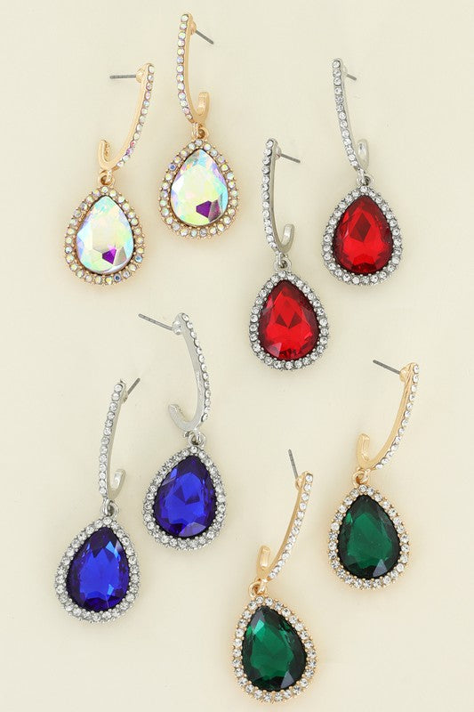 Regent Radiance Rhinestone Statement Earrings