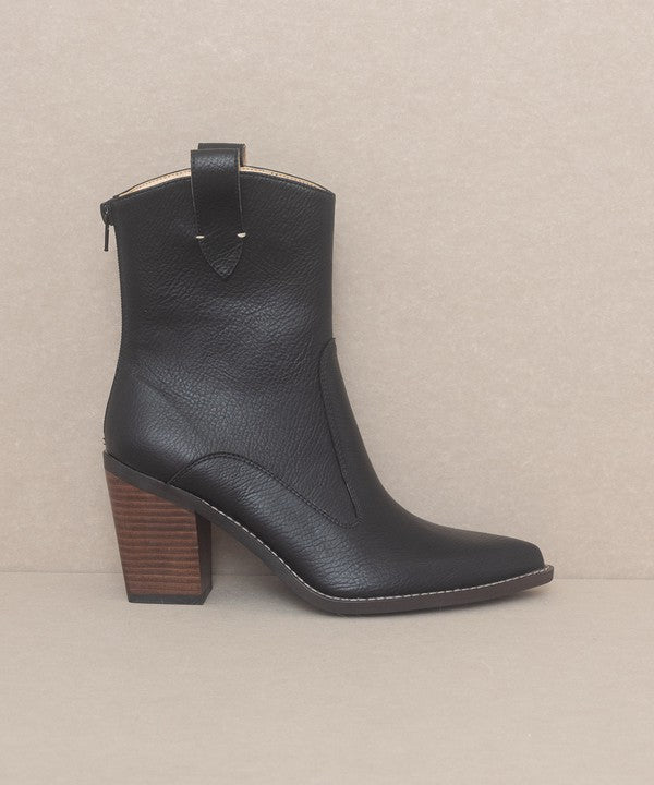 The Tara Fan Paneled Western Boots