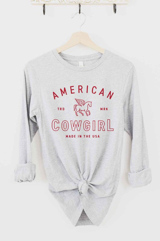 American Cowgirl Long Sleeve Tee