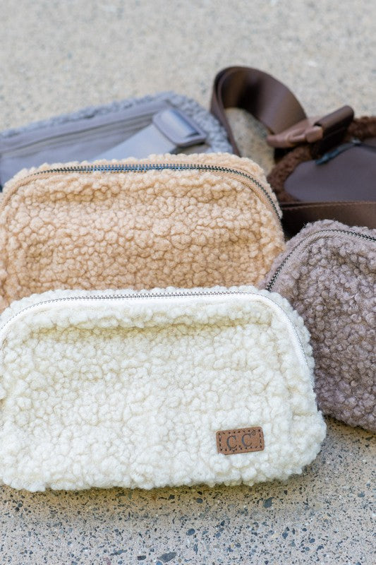 Truly Essential Sherpa Crossbody Belt Bag