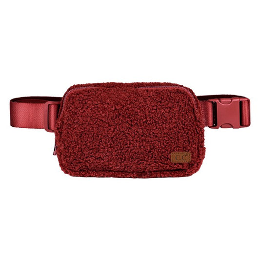 CC Brand Sherpa Crossbody Belt Bag
