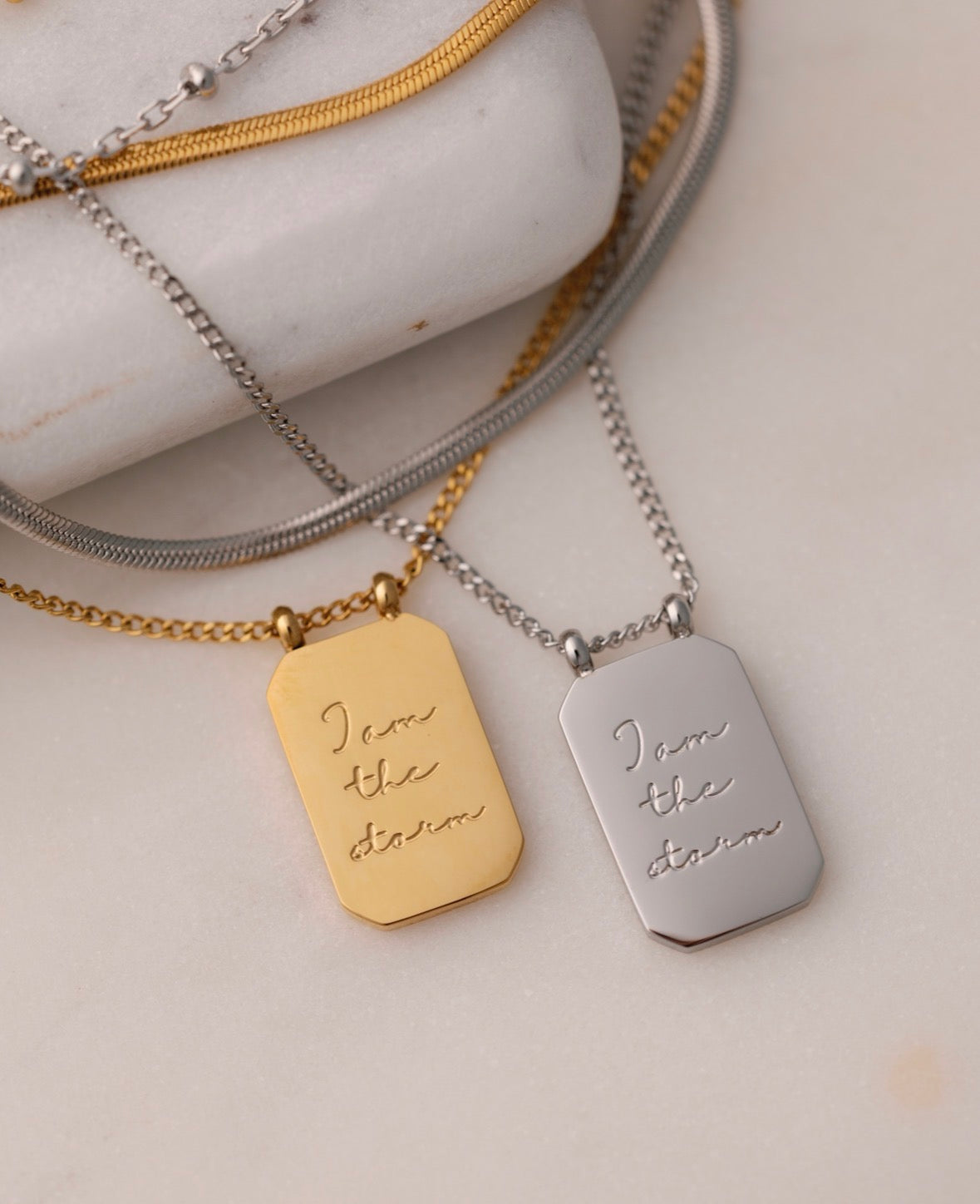 I Am The Storm Layered Necklace