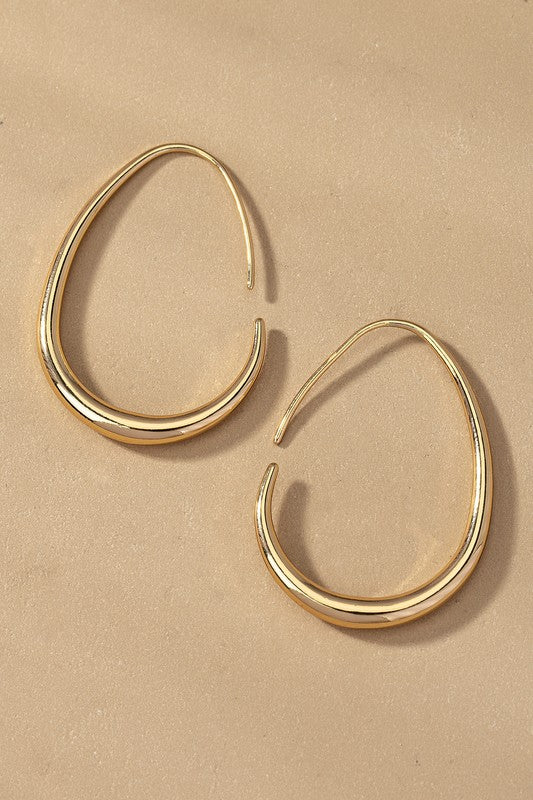 Fresh on Main Street Hoop Earrings