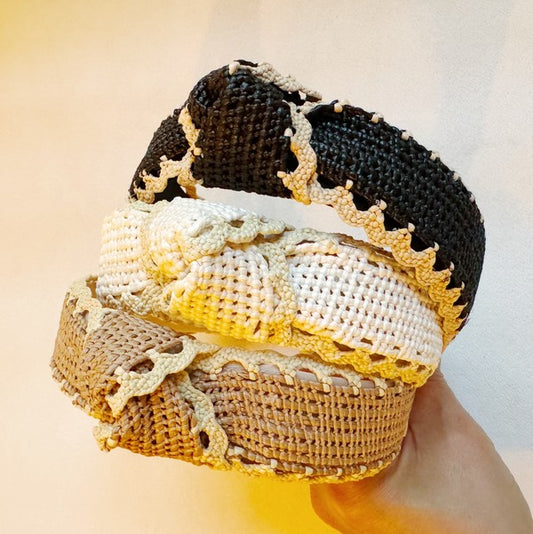 Crochet Edge Headband
