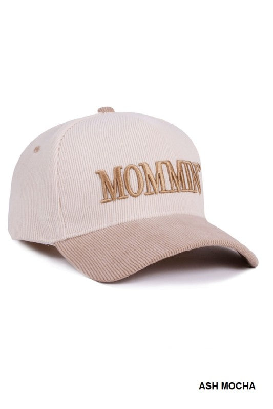 Mommin' Two Tone Corduroy Cap
