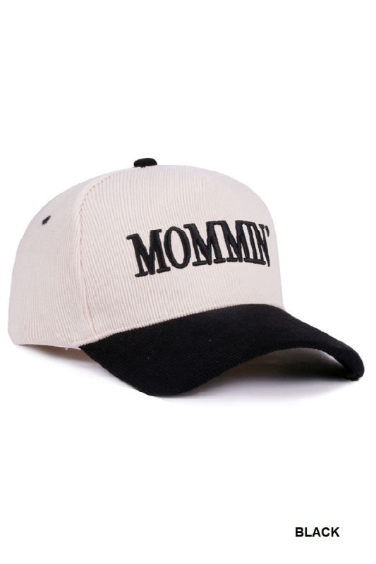 Mommin' Two Tone Corduroy Cap