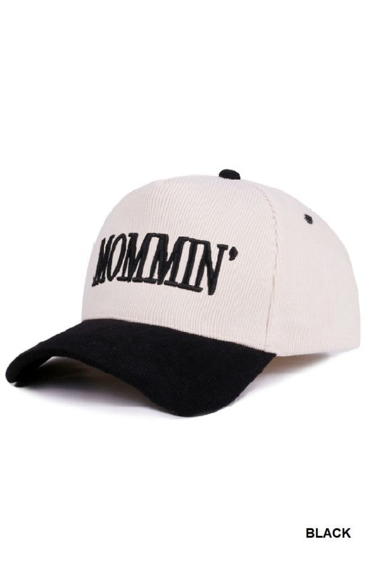 Mommin' Two Tone Corduroy Cap