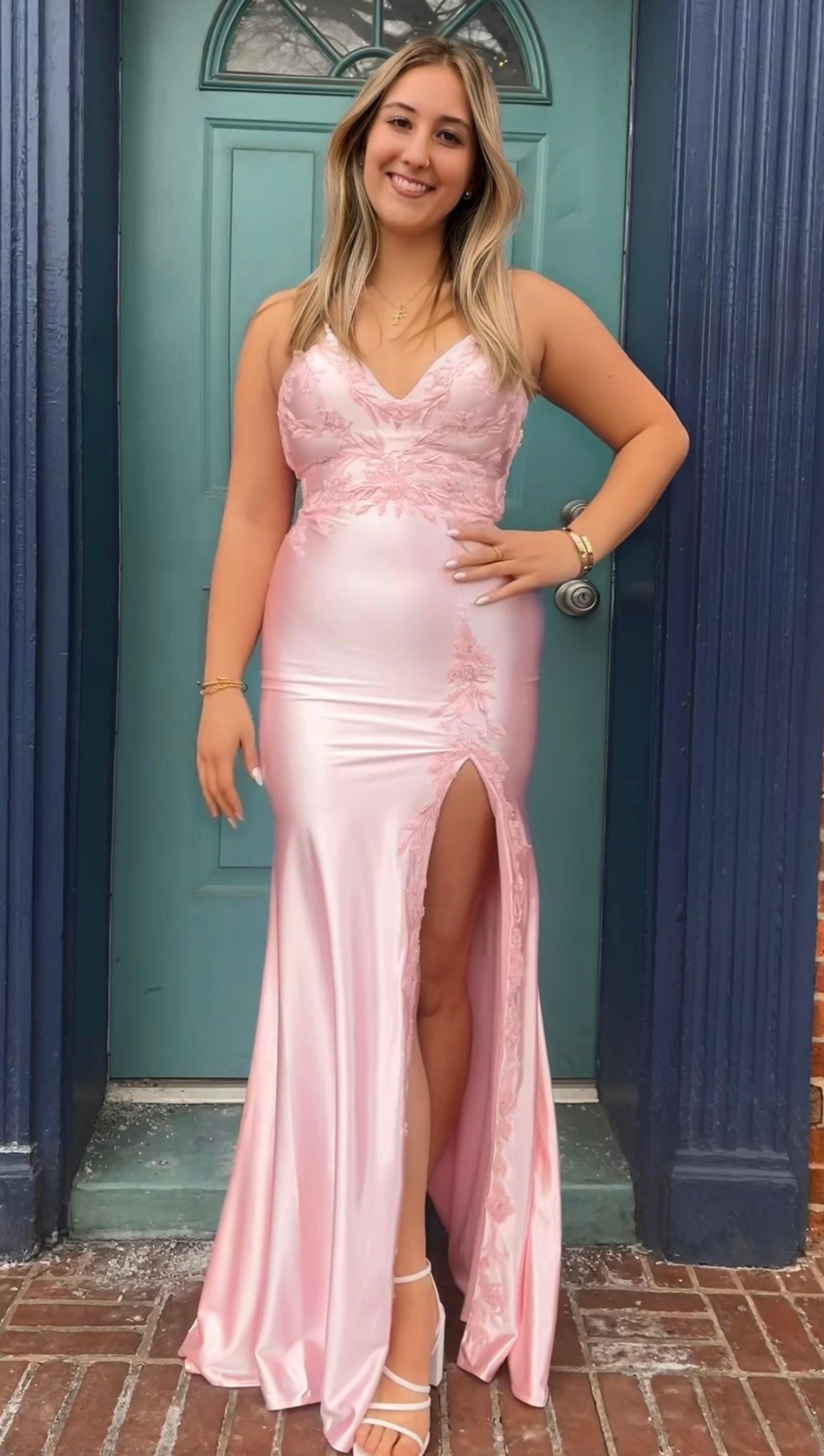 Light Pink Faviana Prom Gown 11010