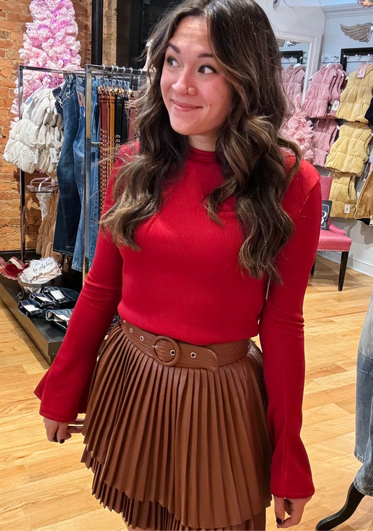 Endless Perfection Flare Sleeve Knit Top