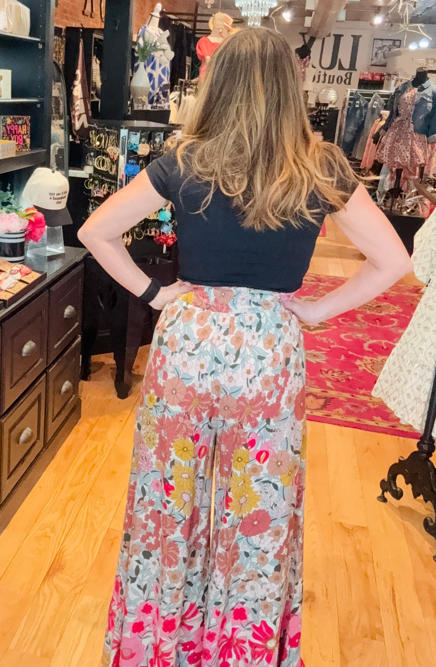 Blooming Mood Wide Leg Pants