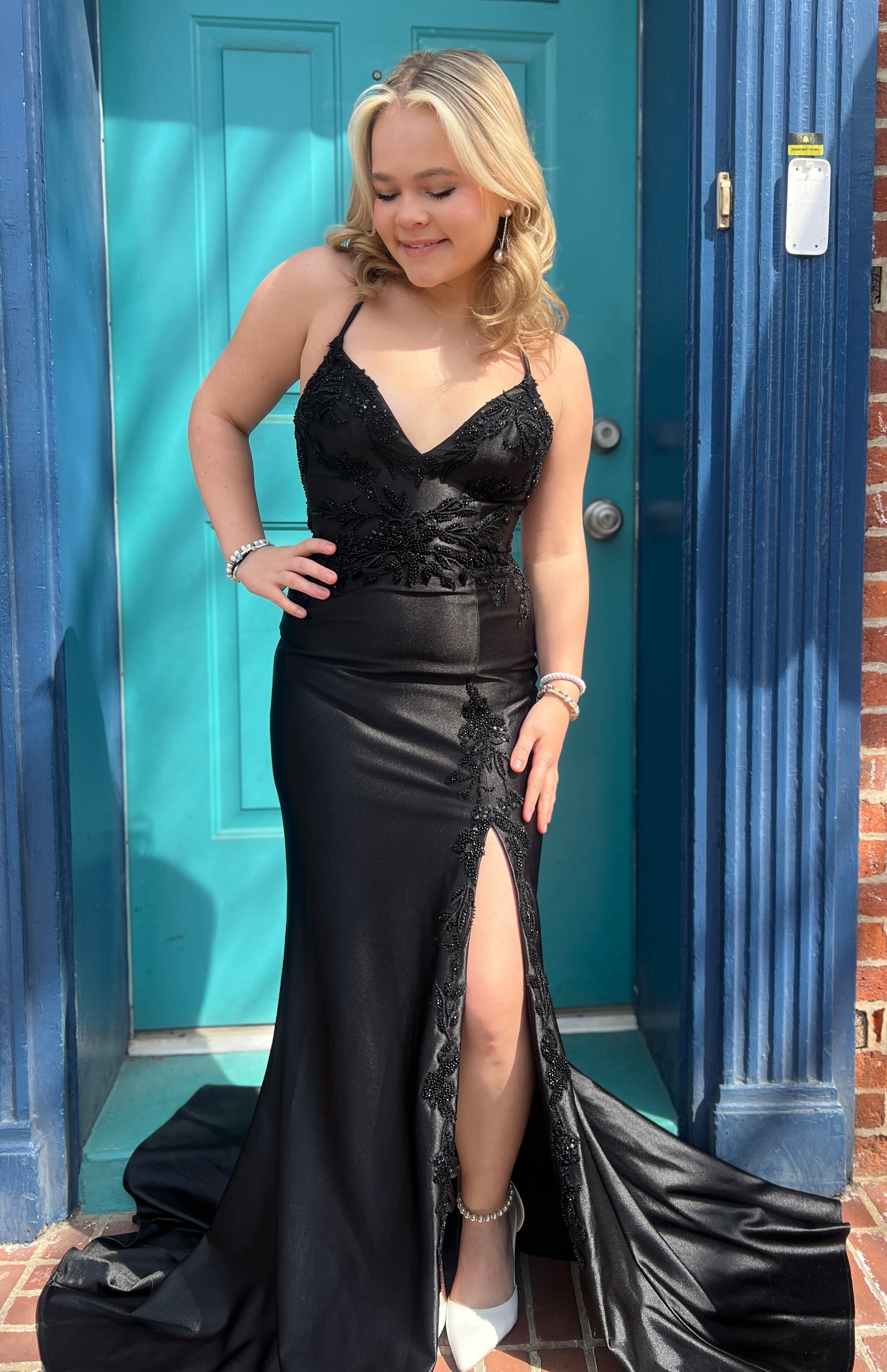 Black Faviana Prom Gown 11010