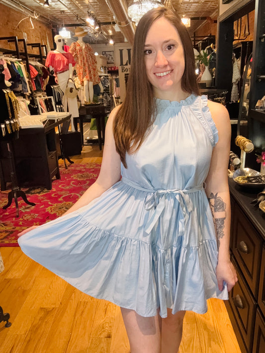 Express Yourself Ruffled Edge Dress