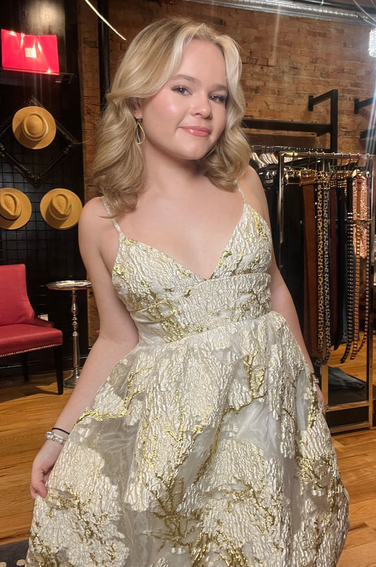 Whimsical Occasion Taffeta Dress