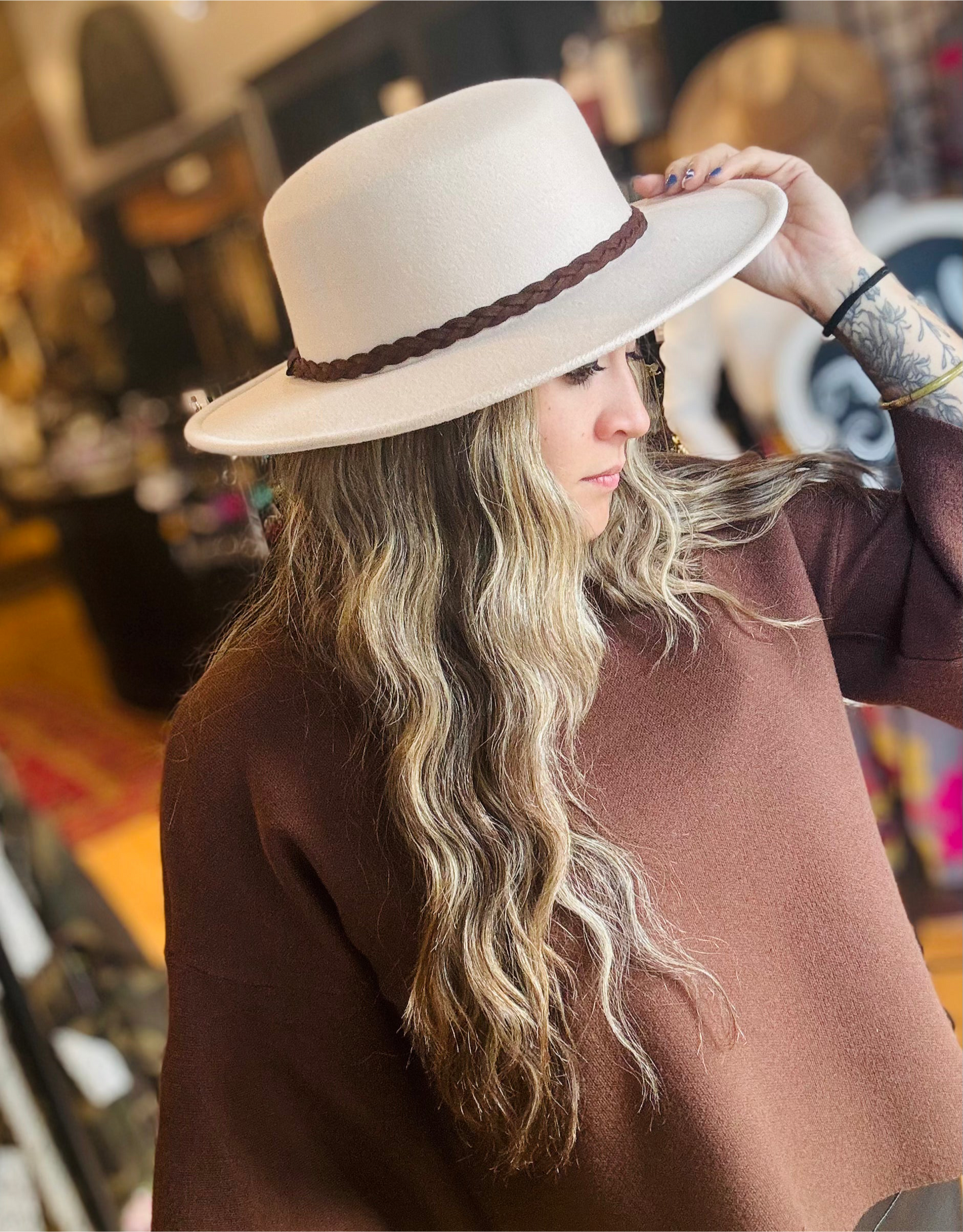 Round Crown Fedora Hat