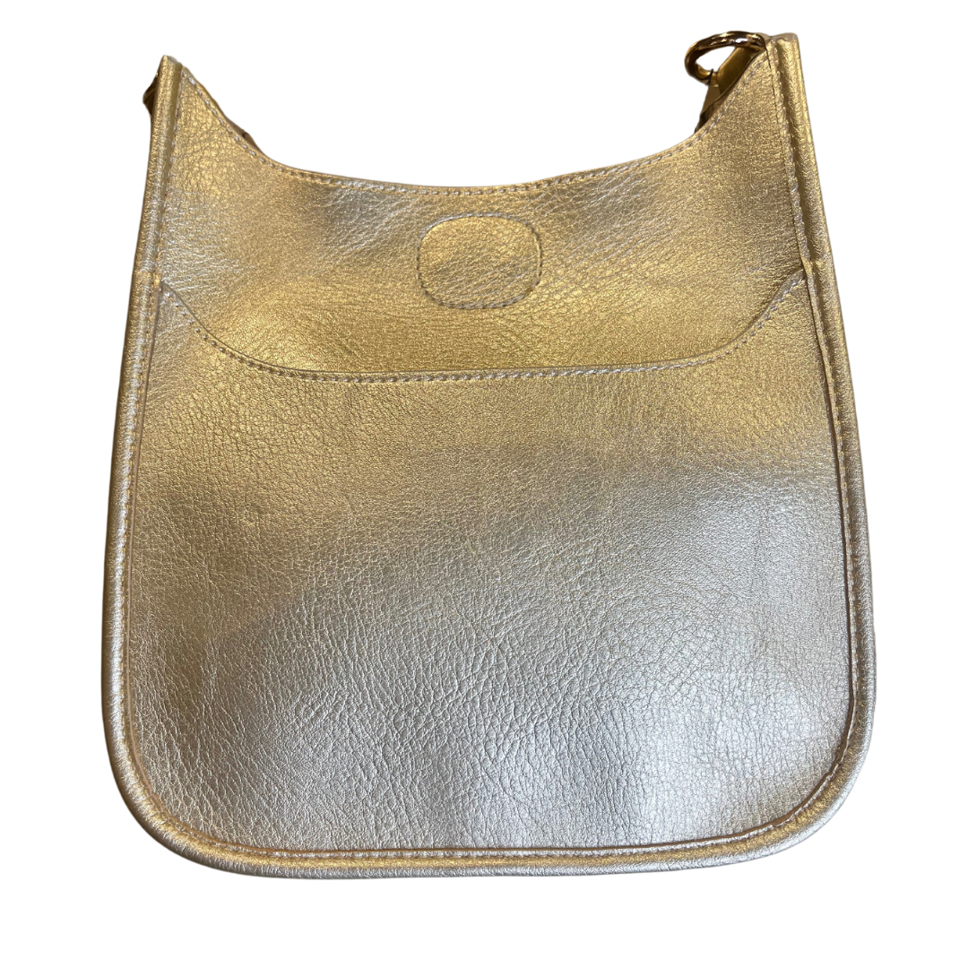 Ah-Dorned Mini Vegan Leather Messenger Bag