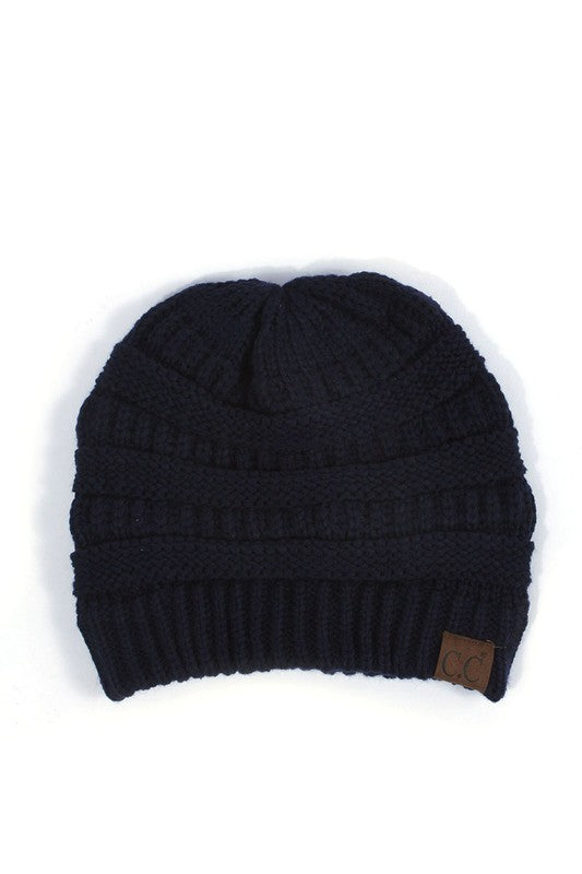 CC Brand Slouchy Cable Knit Beanie Hat