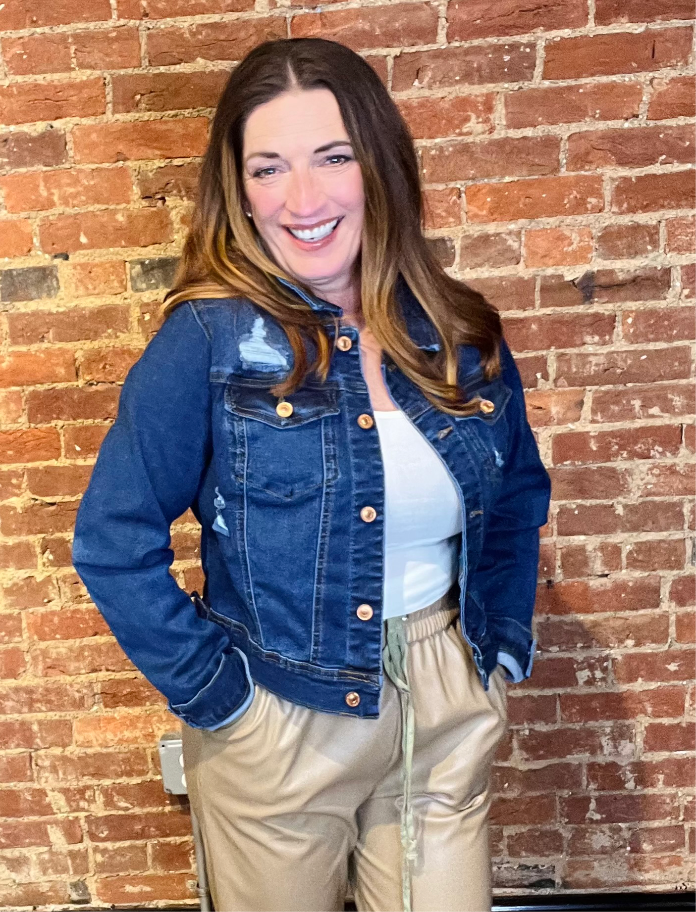 Remember Me Distressed Denim Jacket