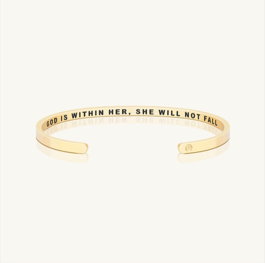 God is Within Her Bracelet