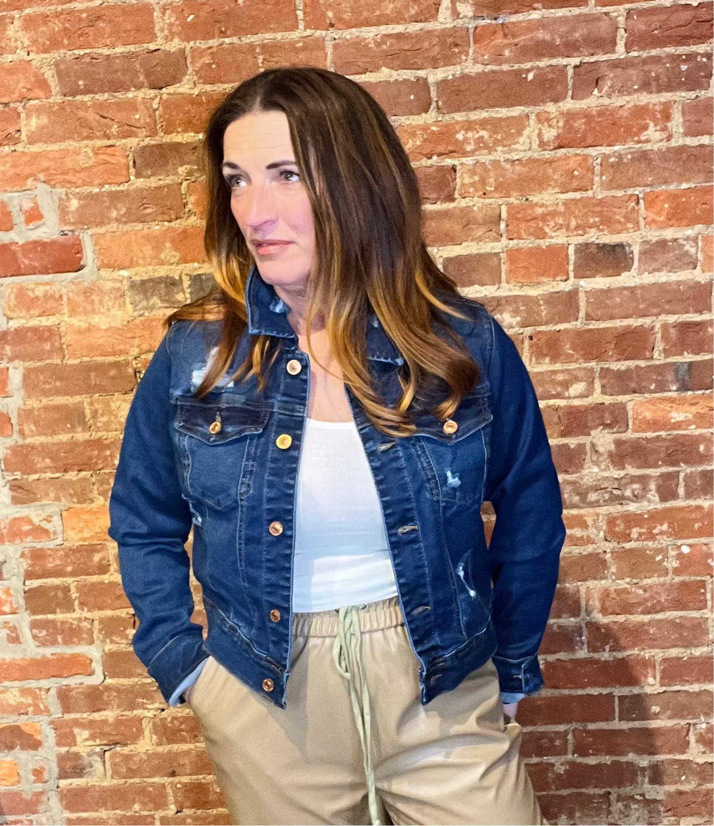 Remember Me Distressed Denim Jacket