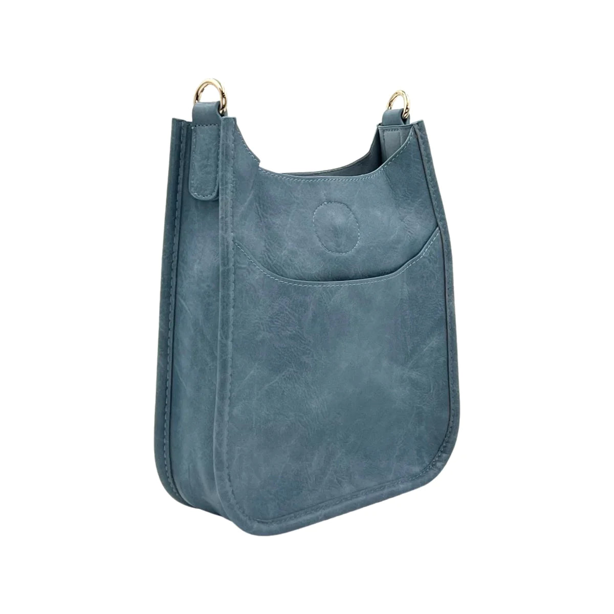 Ah-Dorned Mini Vegan Leather Messenger Bag
