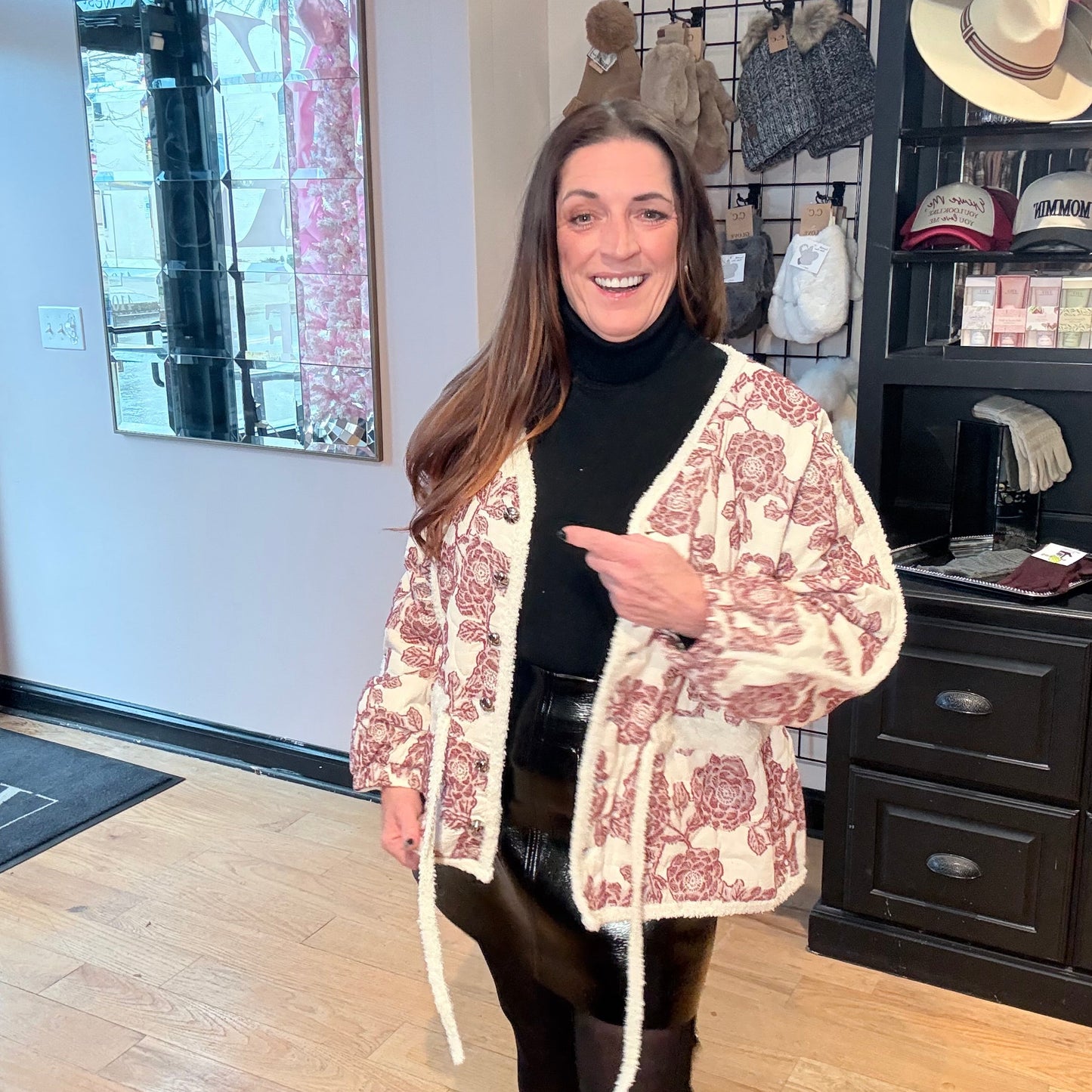 Seasonal Blooms Quilted Jacket by POL